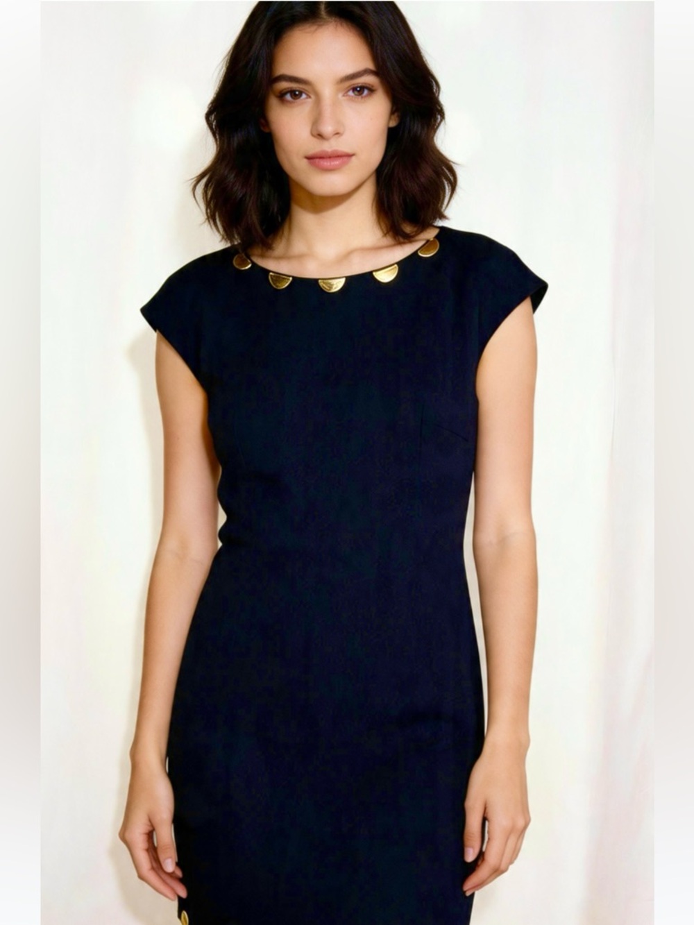 Versace Navy Shift Dress